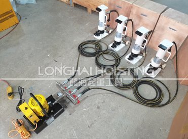 電動同步集裝箱千斤頂