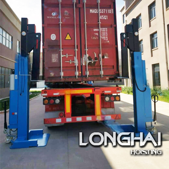 儲能柜頂升系統：專為集裝箱平穩裝車設計，兩人即可操作