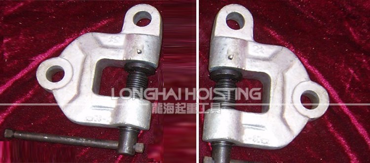 雙眼螺旋鎖緊鋼板吊鉗圖片 雙眼螺旋鎖緊鋼板吊鉗圖片