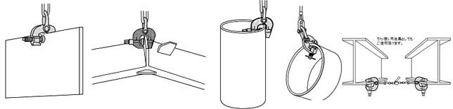 雙眼螺旋鎖緊鋼板吊鉗案例圖 雙眼螺旋鎖緊鋼板吊鉗案例圖
