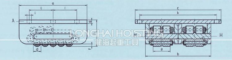 德國(guó)borkey雙排輪履帶式搬運(yùn)小坦克尺寸圖