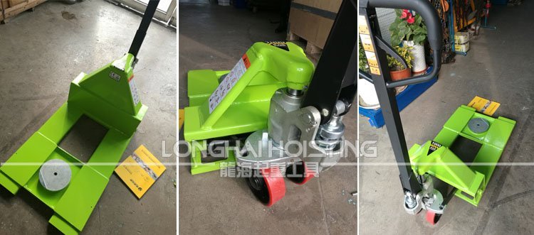 超低帶轉盤液壓搬運車圖