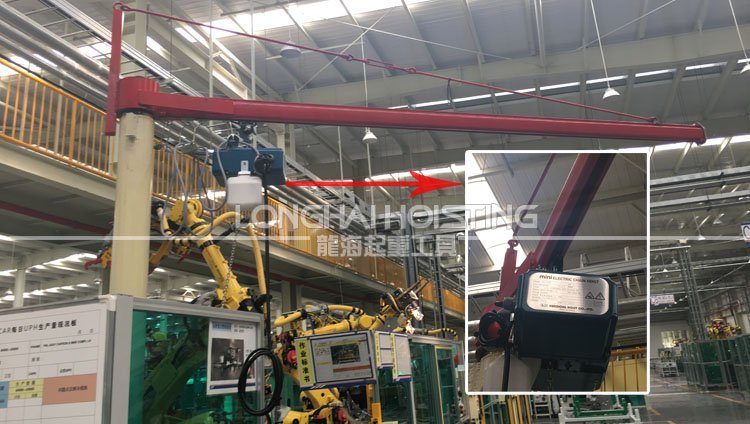 韓國KD迷你環鏈電動葫蘆應用