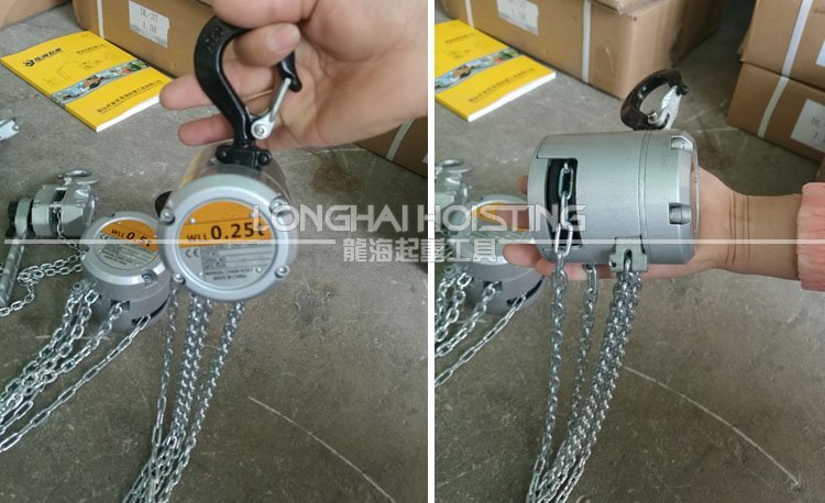 龍升MACH鋁合金手拉葫蘆實(shí)物 龍升MACH鋁合金手拉葫蘆實(shí)物