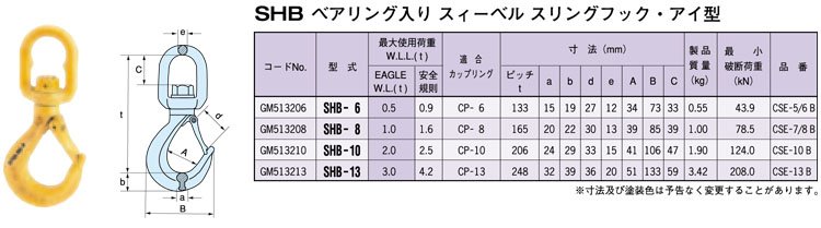 SHB型鷹牌旋轉(zhuǎn)安全鉤
