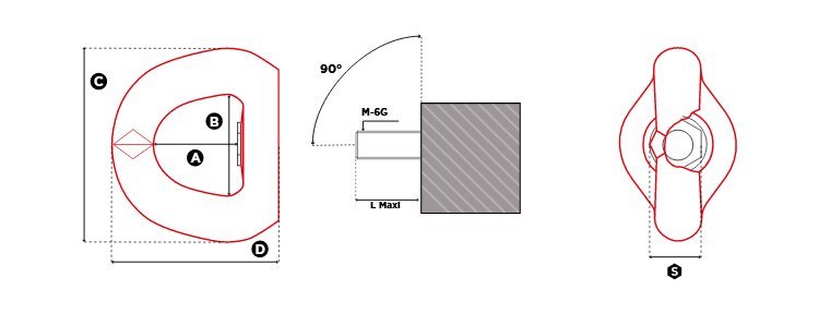 盧森堡FE_SEB旋轉吊環尺寸