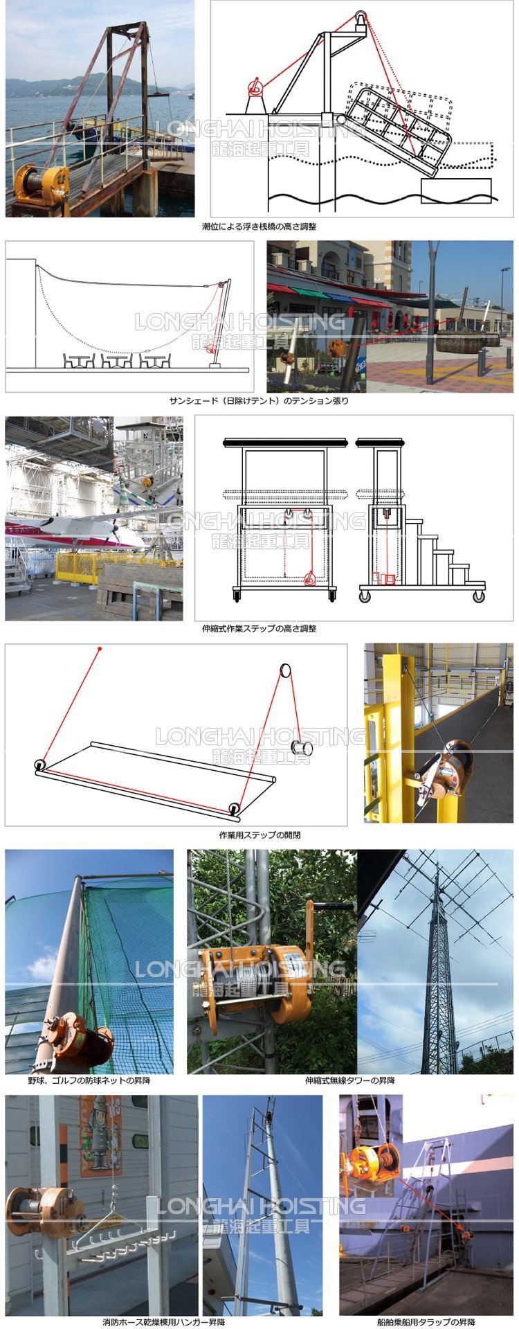 GM型手搖絞車使用現場示例