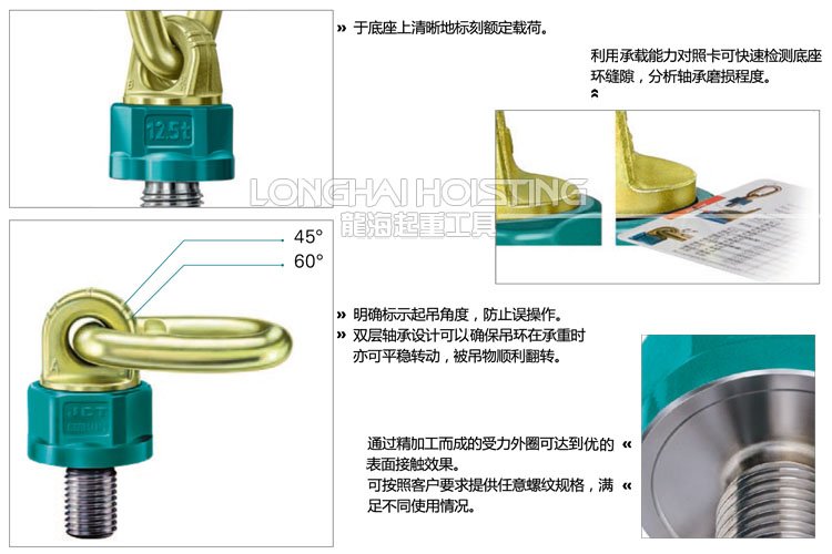 德國JDT旋轉吊環介紹 TP可旋轉吊點介紹