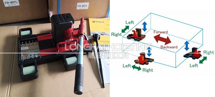 FR系列帶滑輪爪式千斤頂 FR系列帶滑輪爪式千斤頂