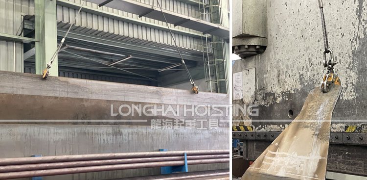工程機(jī)械鋼板吊裝